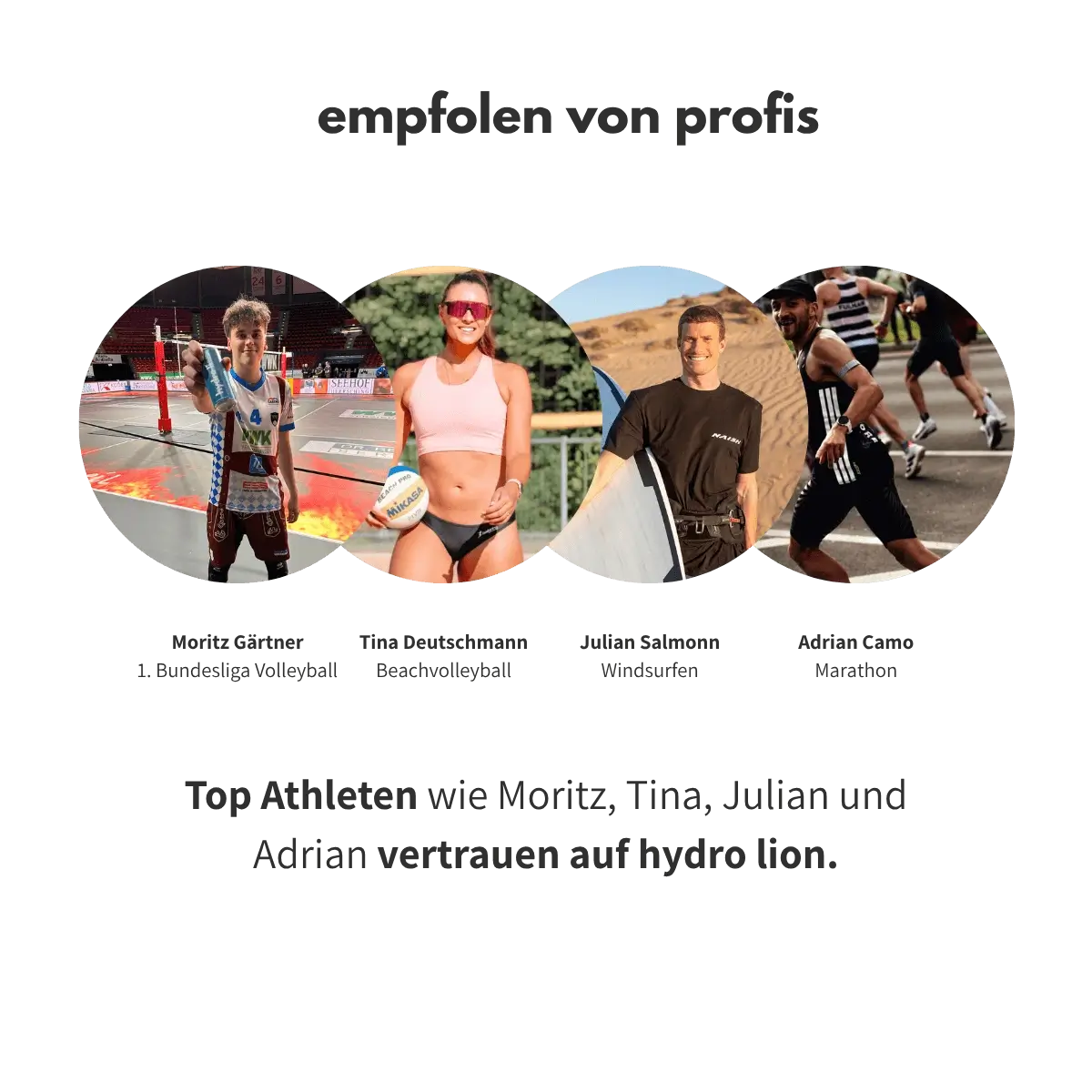 hydro lion athleten Testimonial